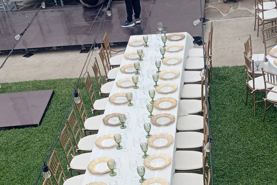 Set up for dinner