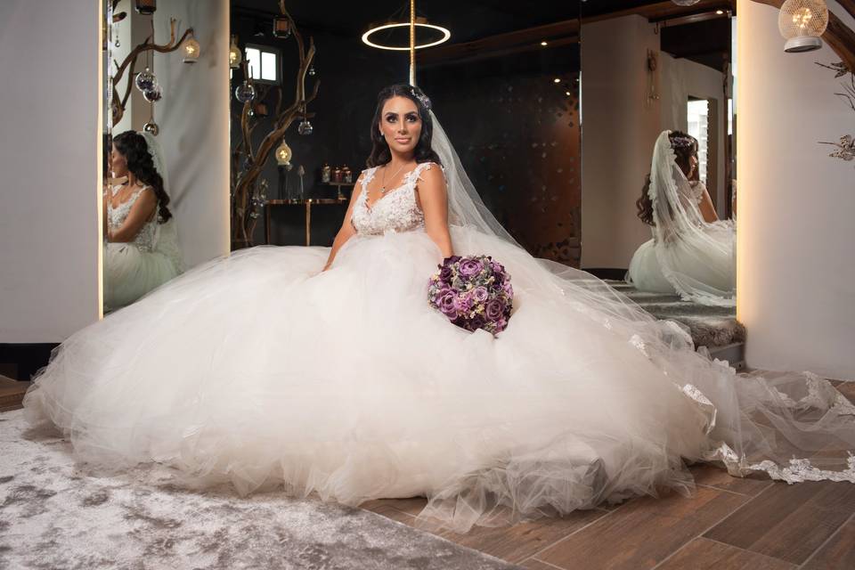 Vestido de novia princesa