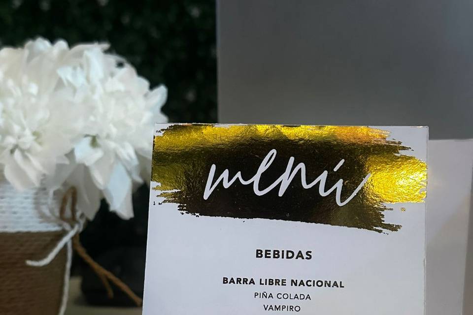 Menús para boda