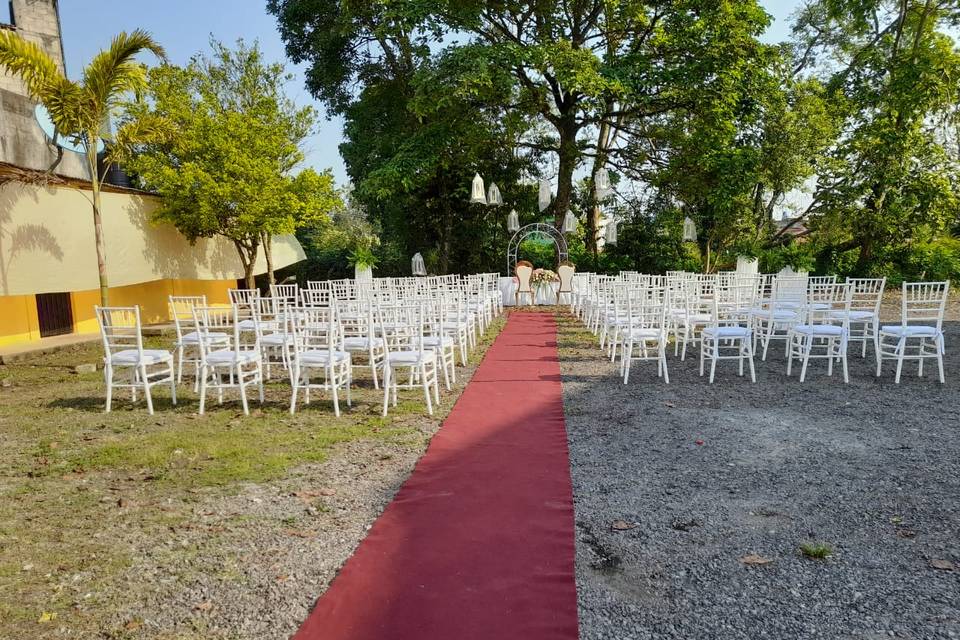 Evento en jardín