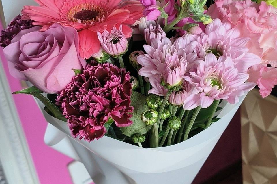 Ramo de gerberas y rosas