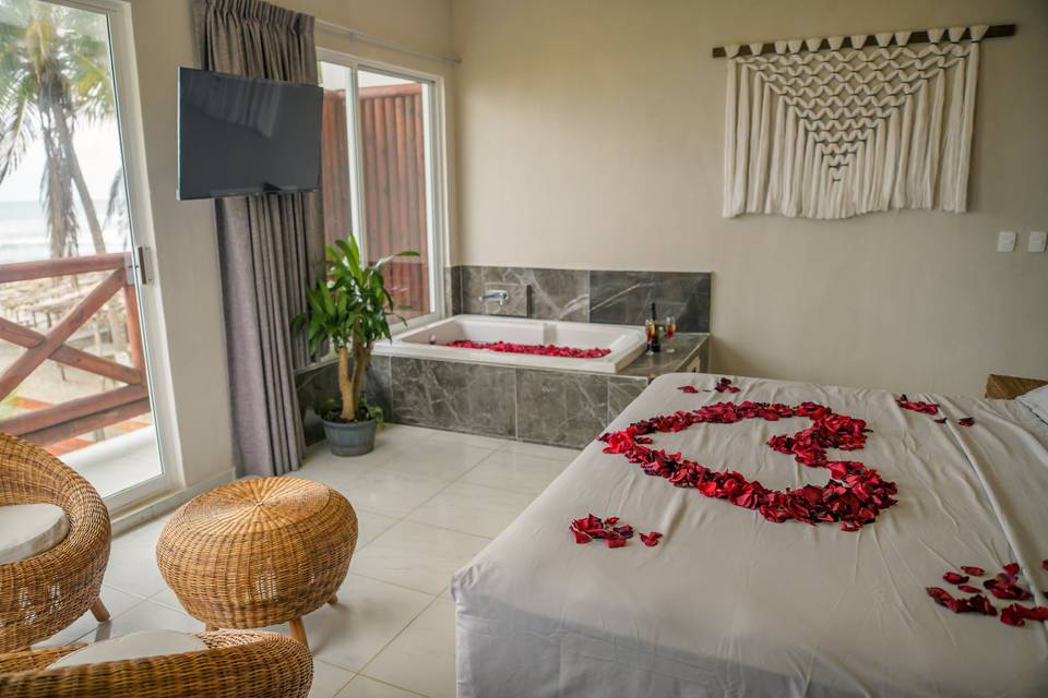 Suite nupcial con jacuzzi