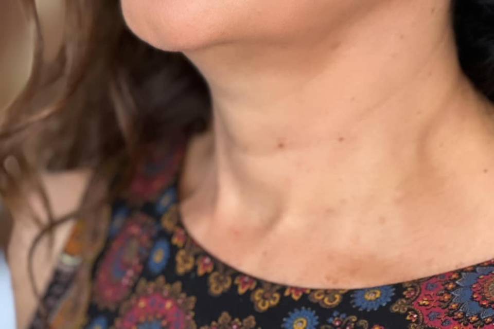 Maquillaje con sombras negras