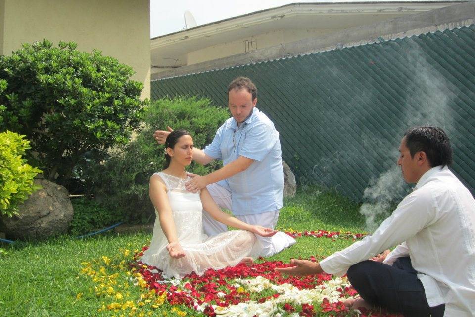 Limpiando a la novia