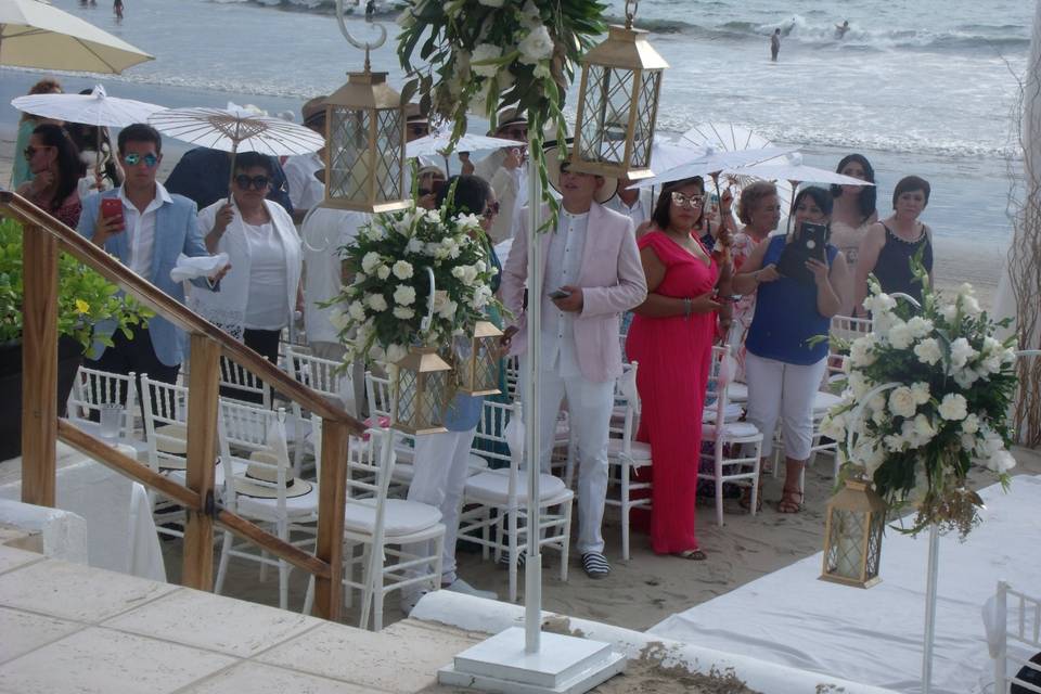 Bodas en playa puerto vallarta