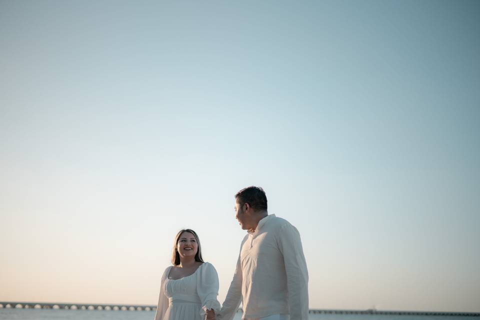 Camino al altar en el caribe