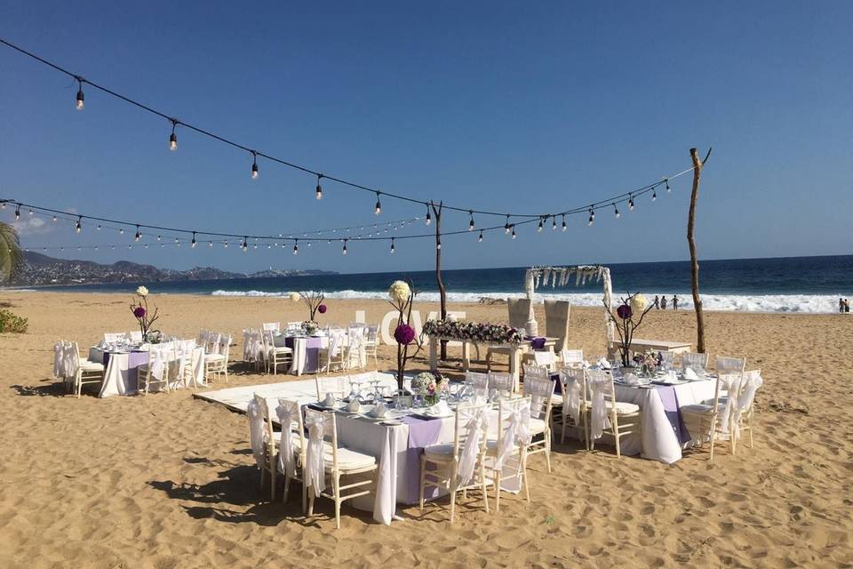 Catering en playa