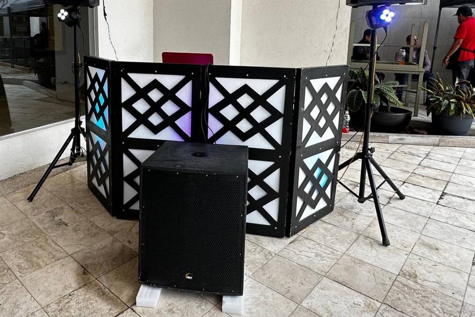 Set sencillo audio e iluminaci