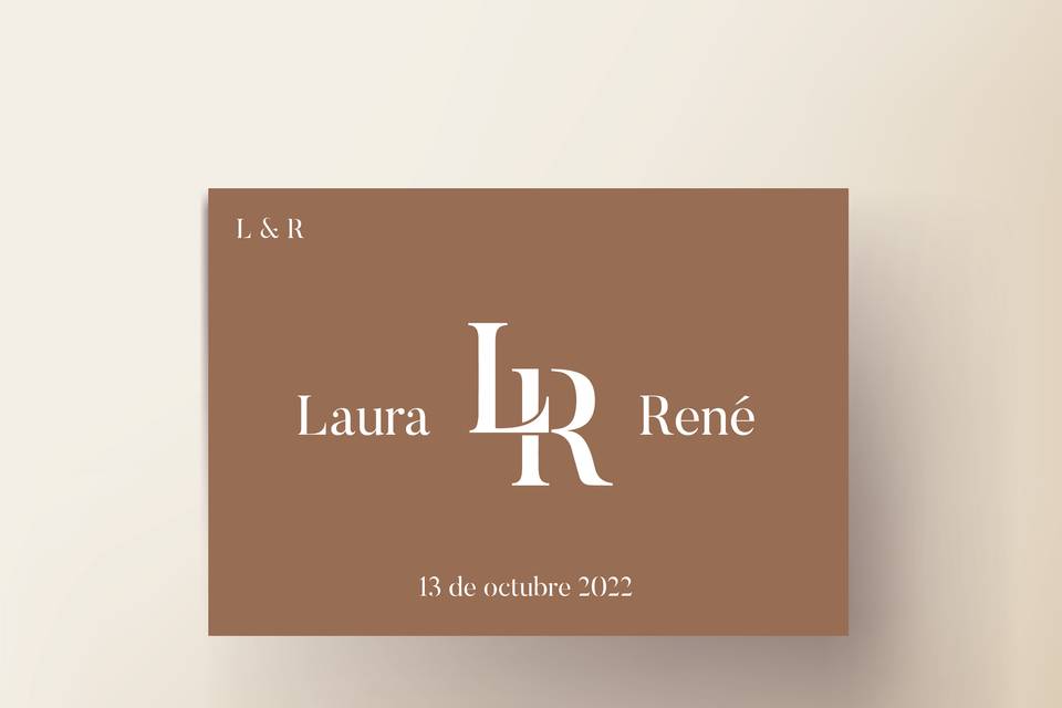 Monograma Laura & René