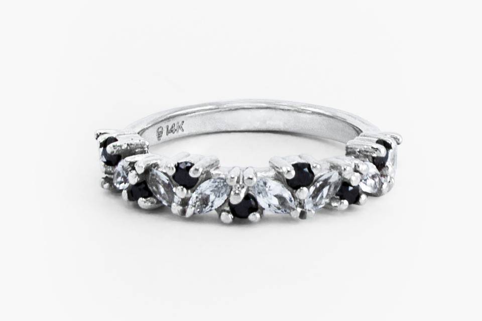 Churumbela zafiros + diamantes