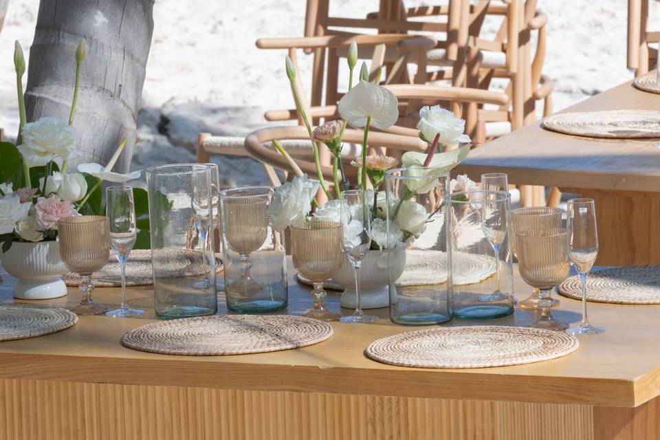 Decoracion y mesas