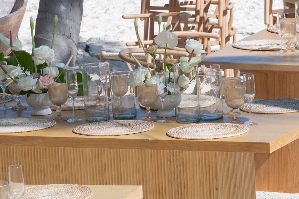 Decoracion y mesas