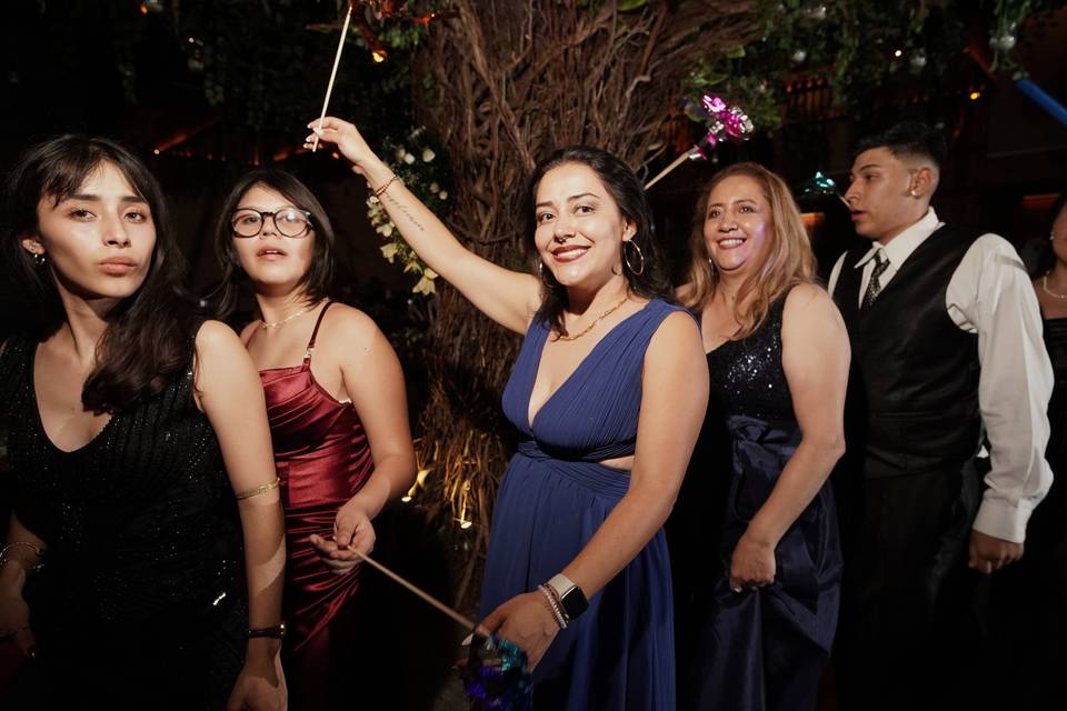 Fotos que reflejen las emociones de la fiesta