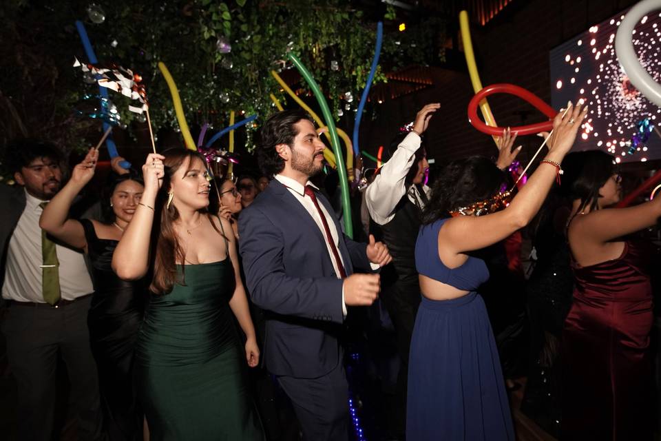 Fotos que reflejen las emociones de la fiesta