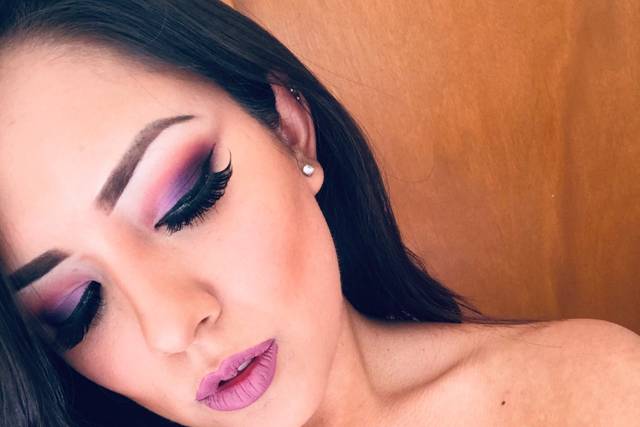 Morado y rosa