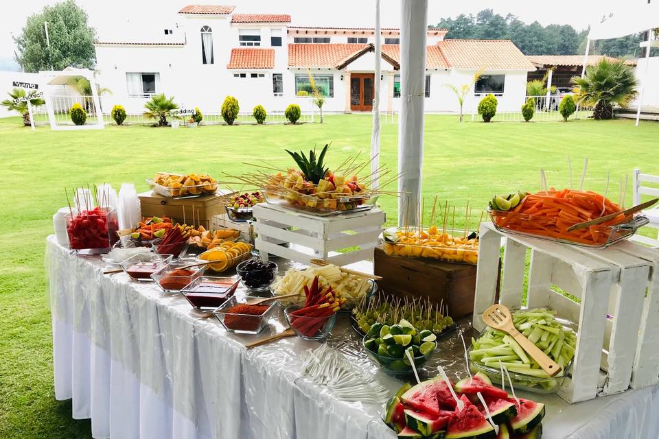 Mesa de frutas