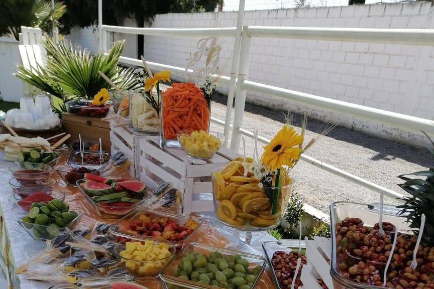 Mesa de frutas