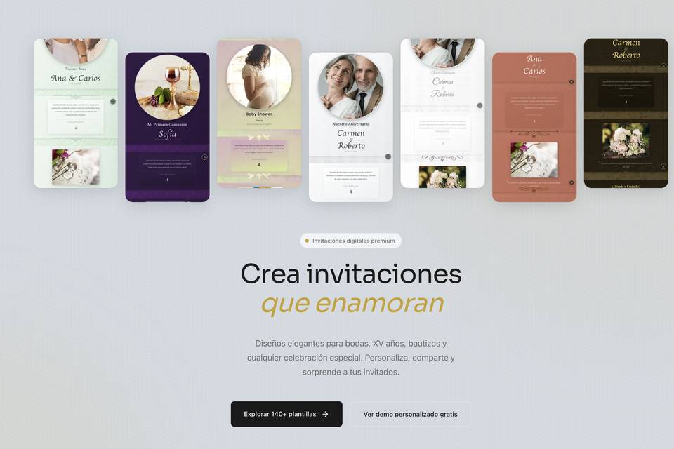 Invitaciones que enamoran