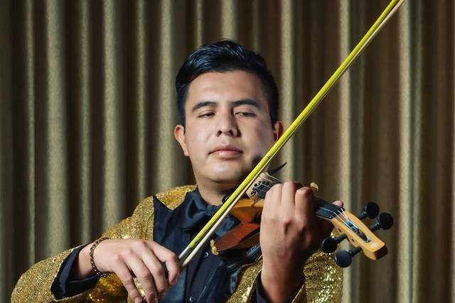 Músico con violín