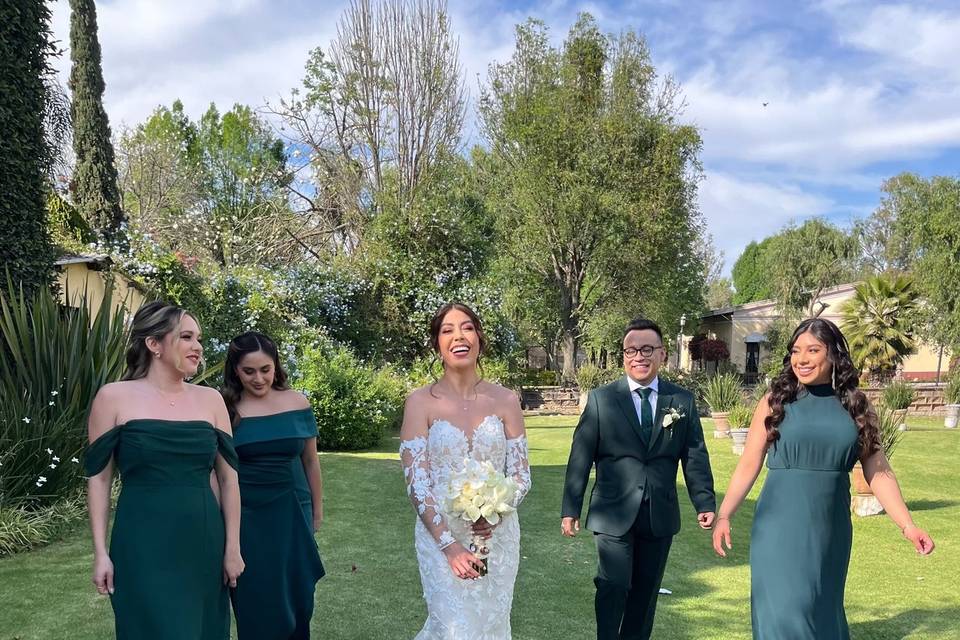 Novia & séquito nupcial!