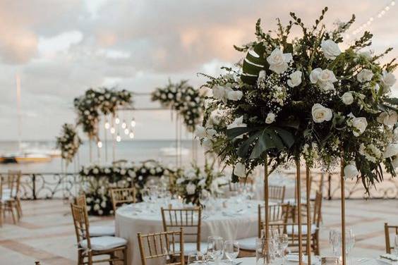 Boda clásica en playa