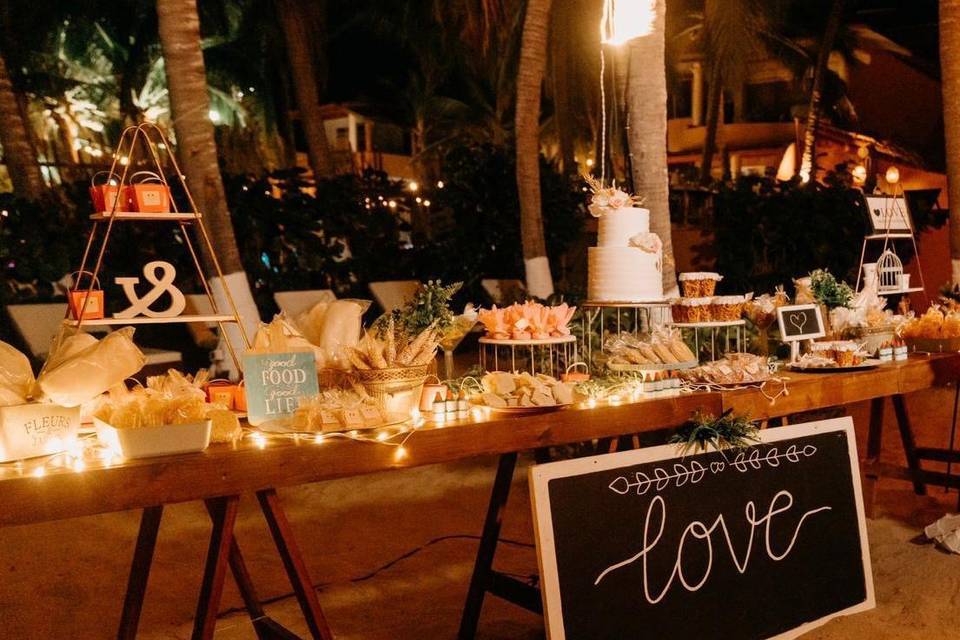 Mesa de dulces boda