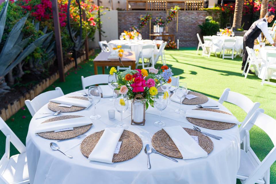 Centro de mesa para bodas