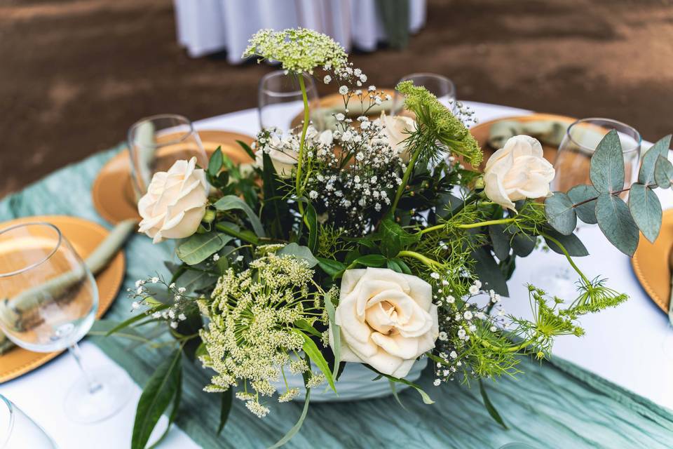 Centro de mesa para boda