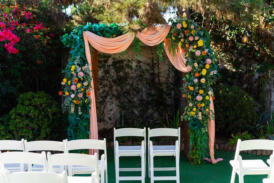 Arco para ceremonia de boda.