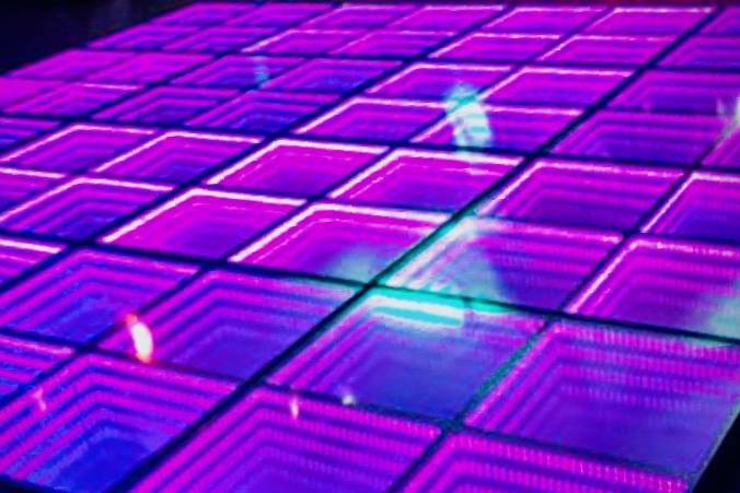 Pista iluminada
