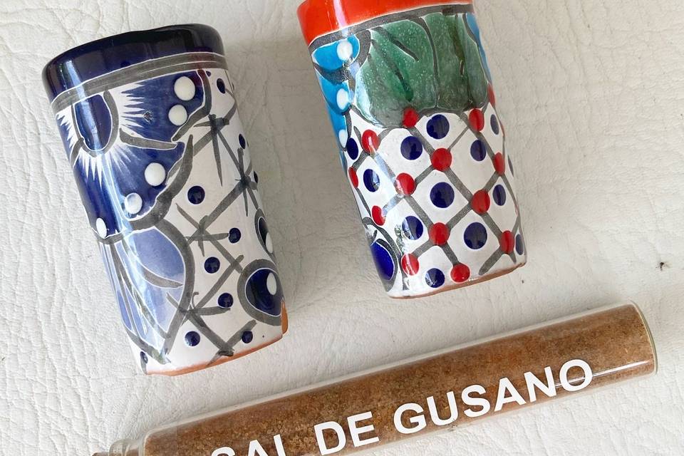 Maracas pintadas a mano