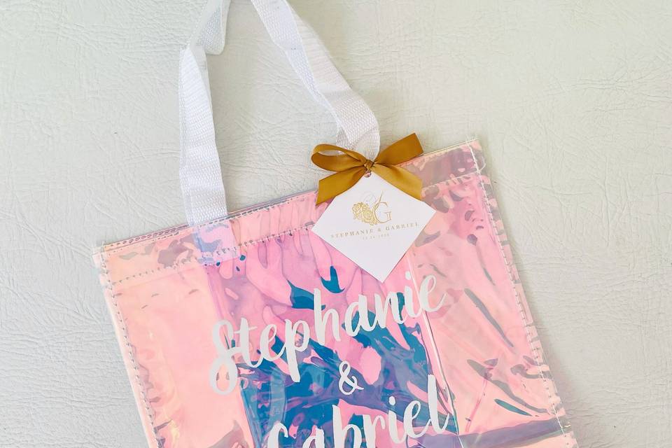 Bolsa holografiac de plastico
