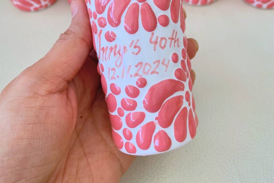 Maracas pintadas a mano