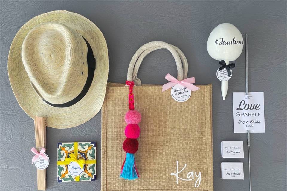 Bolsas de bienvenida