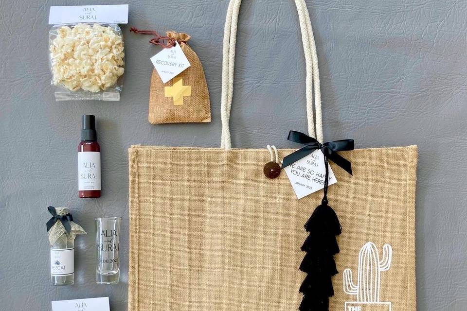 Bolsas de bienvenida