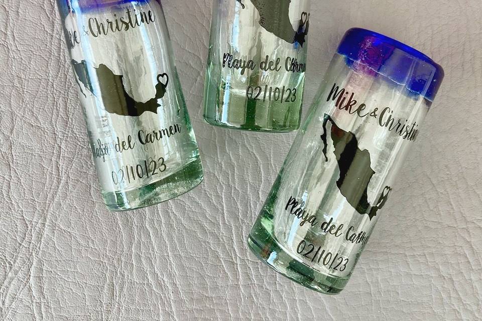 Maracas pintadas a mano