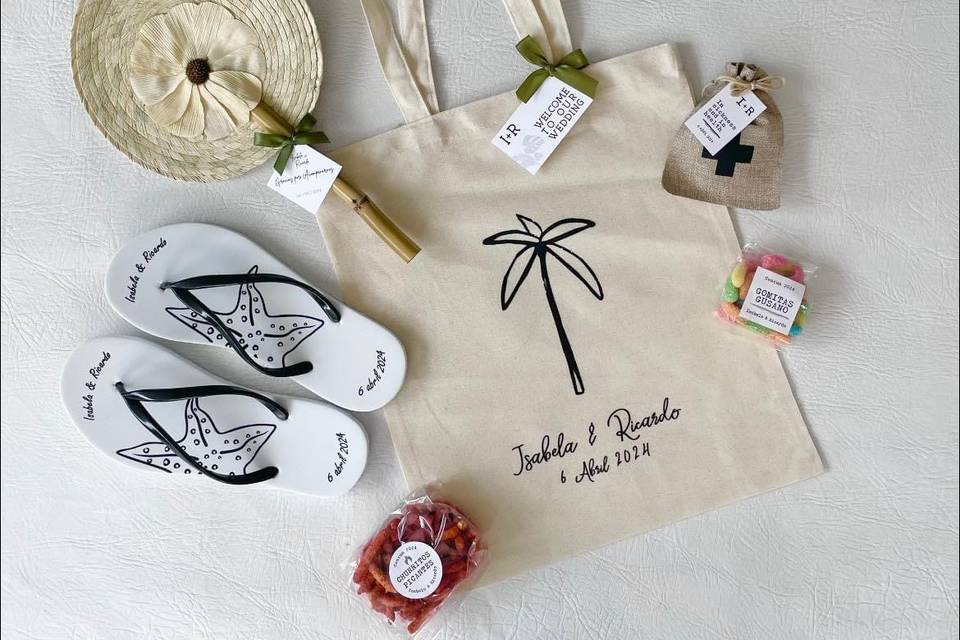 Bolsas de bienvenida