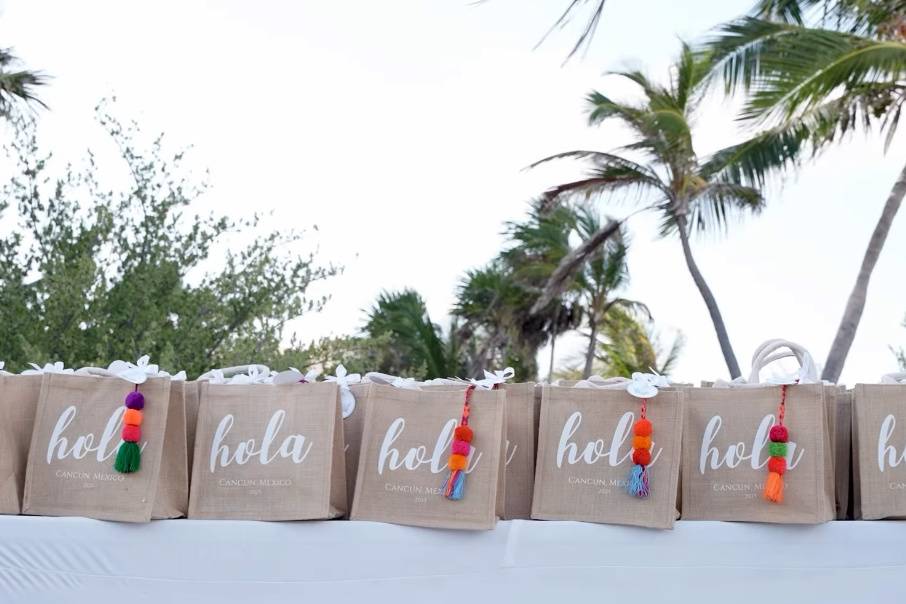 Bolsas de bienvenida