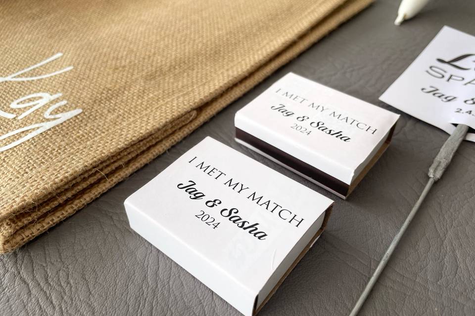Cerillos personalizados