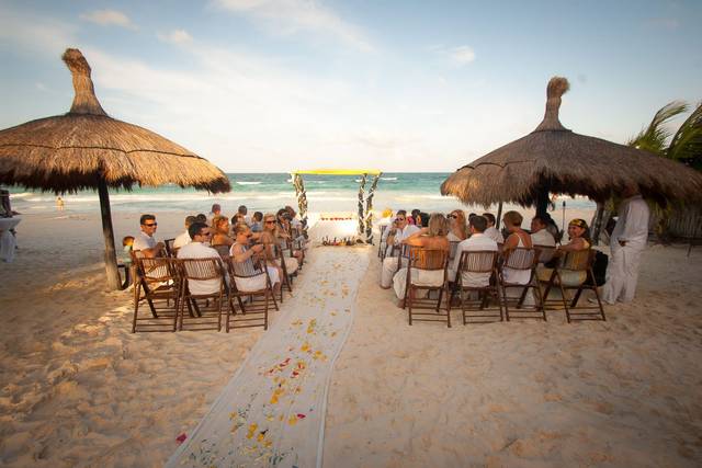 Boda en el mar