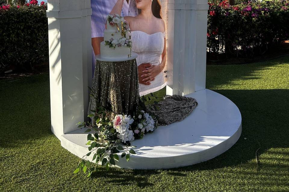 Boda vista al mar