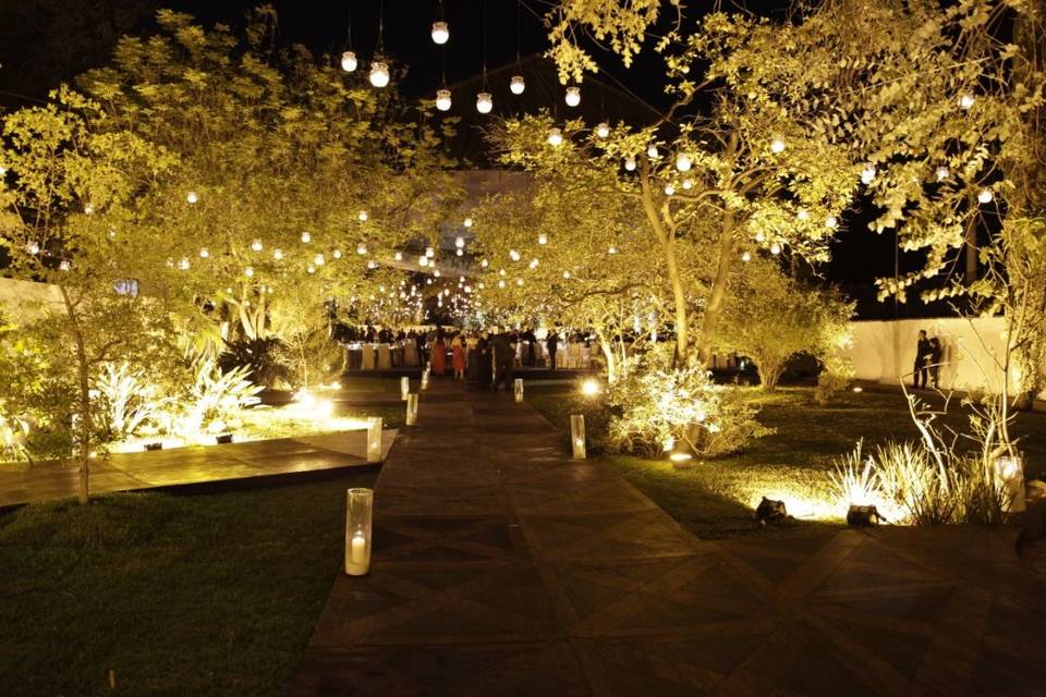 Boda en jardines Casa Americas