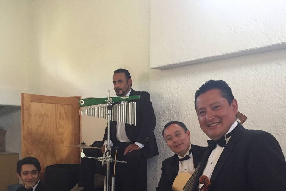 En el coro de la iglesia