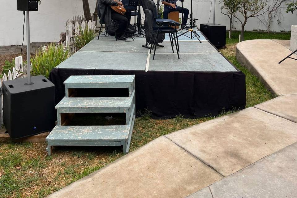 Tocando en evento