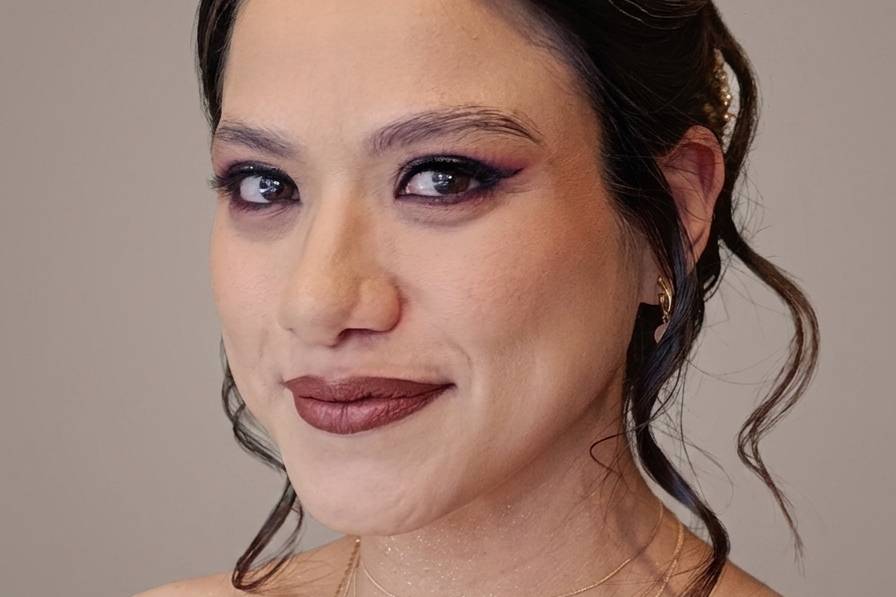 Maquillaje vino