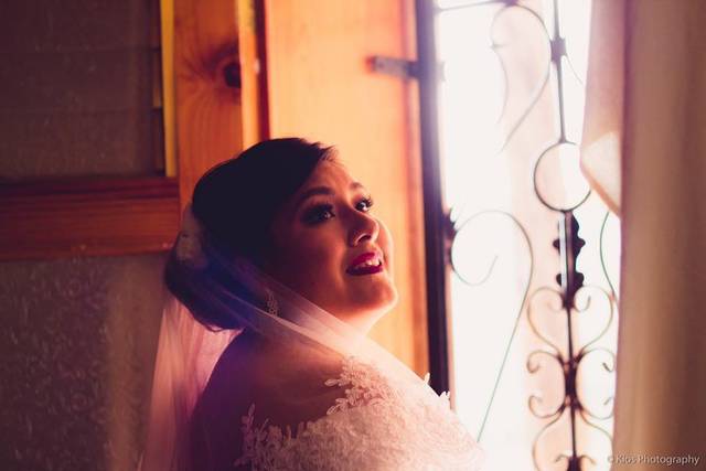 Sesión de fotos para la novia