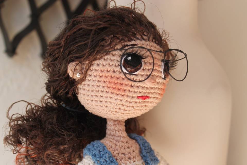 Muñeca crochet personalizada