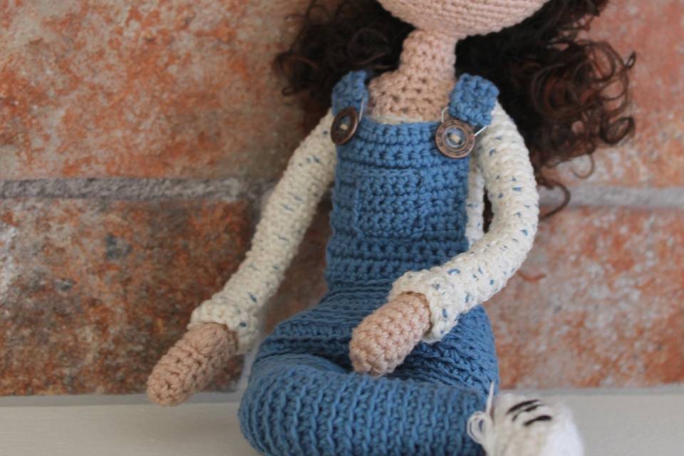 Muñeca crochet personalizada