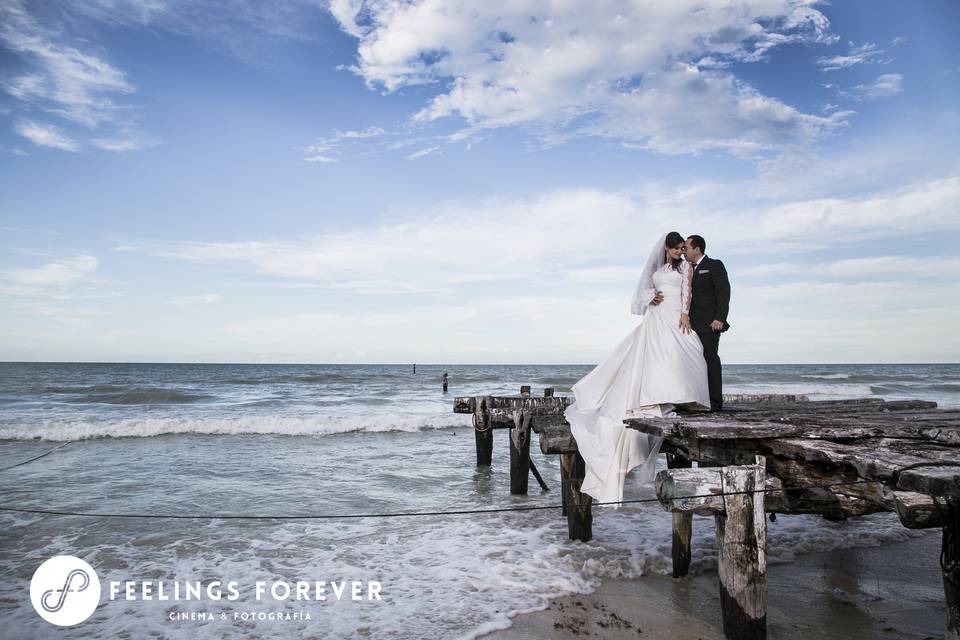 Trash the dress en la playa