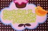 Pasteles cupcakes de fondant logo